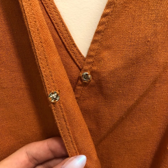 Wide Leg Jumper Autumn Orange - Picture 3 of 6